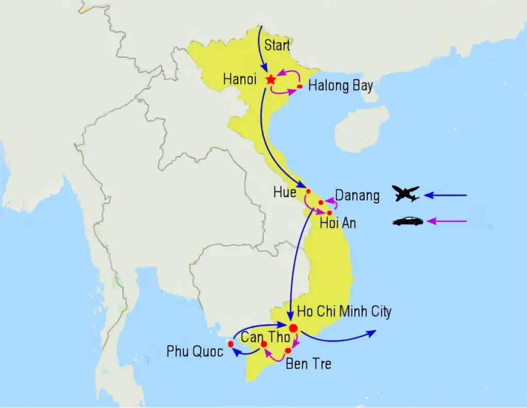tour map
