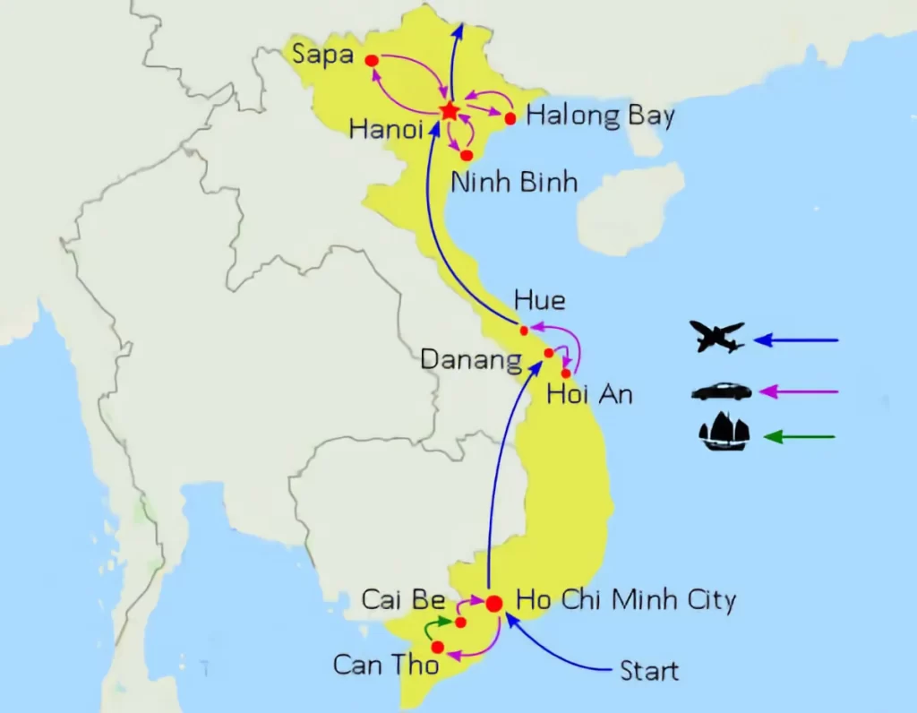 tour map