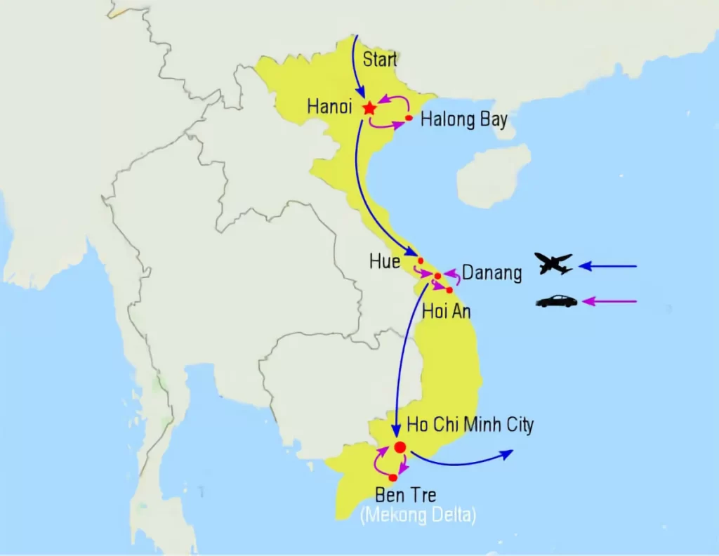 PT05 Tour Map