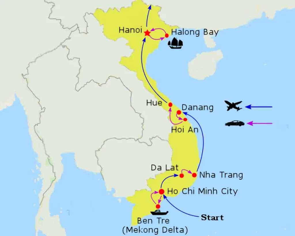 PT07 Tour Map