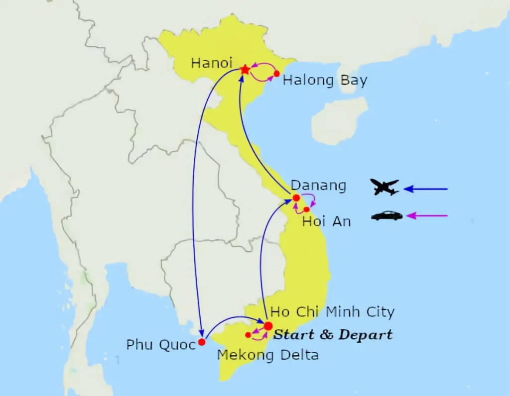 PT09 Tour Map